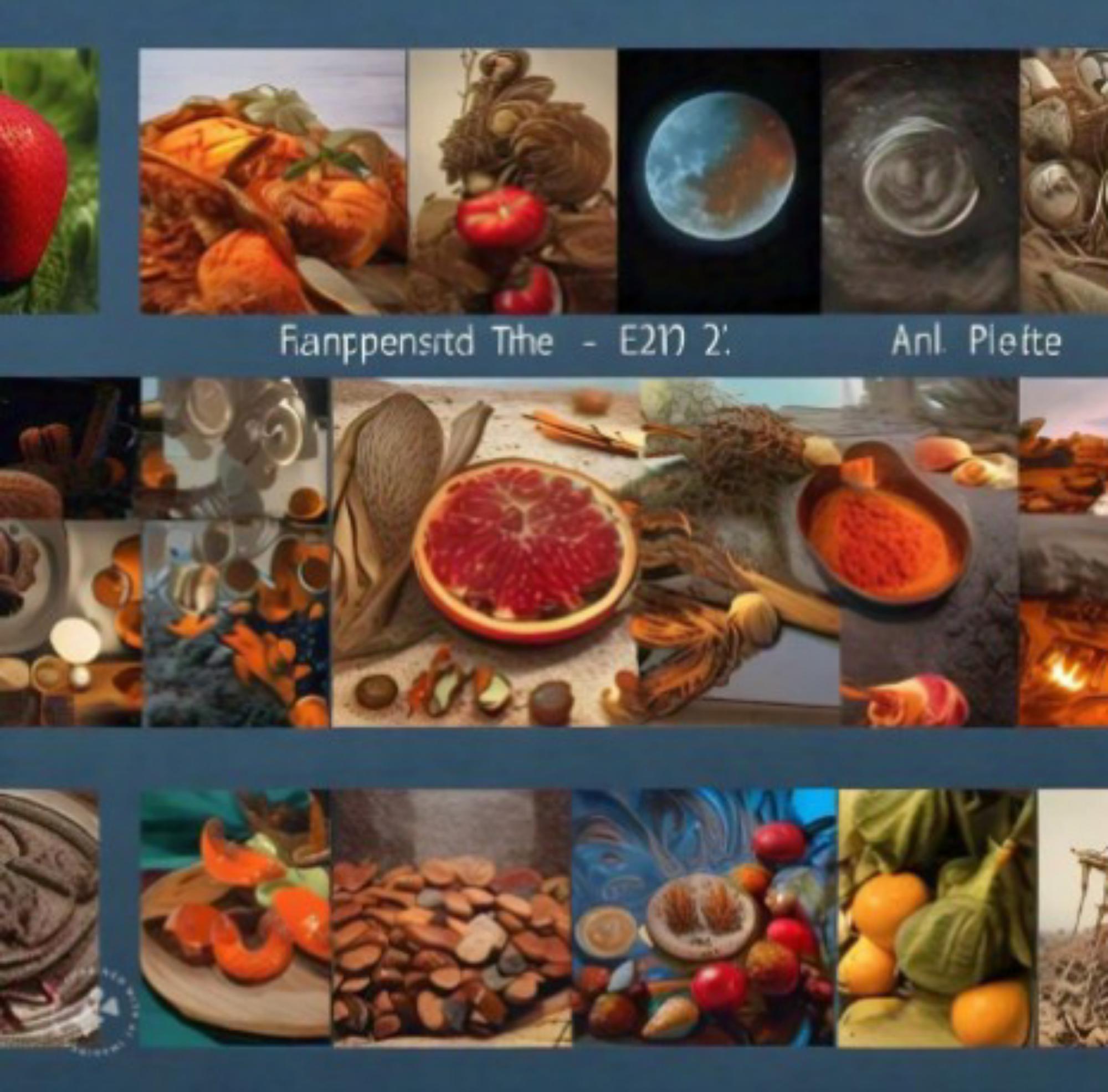 Compact collage of course modules and recipes